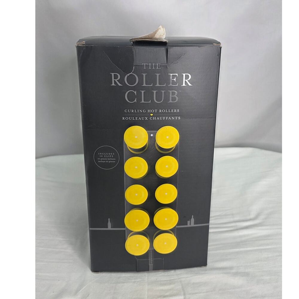 Drybar The Roller Club Hot Rollers 10 Ceramic Rollers 2 Sizes Clips Open Box - Picture 12 of 15